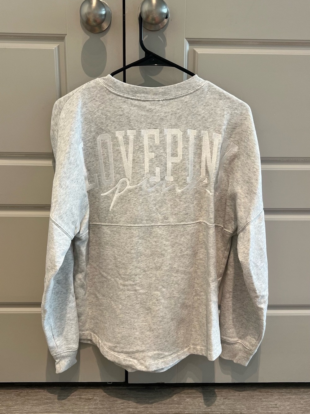 PINK Victoria's Secret Light Gray Sweater